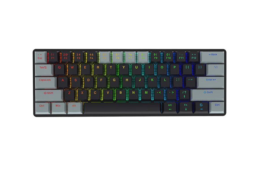 Hot product mini mechanical keyboard rgb backlit gaming keyboard Bluetooth+USB pc Portable keyboard