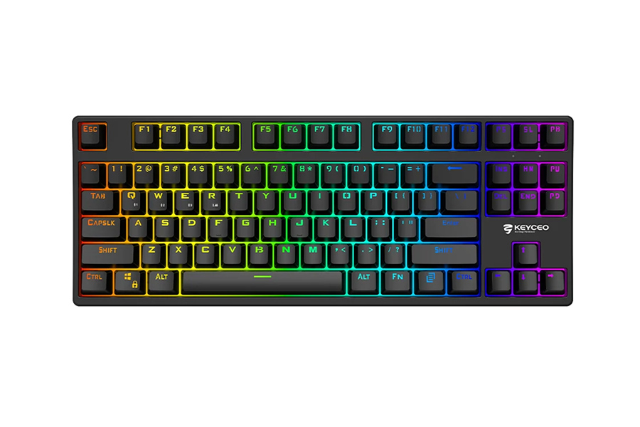 2.4G+BT +USB Outstanding Mechanical ergonomic keyboard RGB Backlight Ergonomic High And Low Keys for gaming