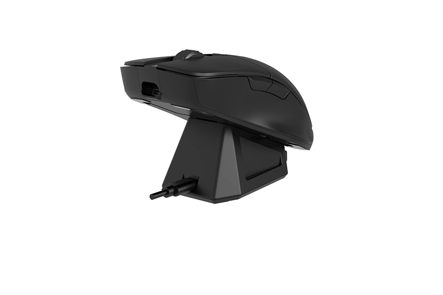 Charging dock wireless mouse gaming 2.4G wireless/Bluetooth/Wired gamer mouse custom Simi ergonomic design